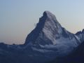 Z obozu mieliśmy fantastyczny widok na Matterhorna.
