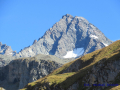Grossglockner. Po lewej stronie Grań Stüdl (Stüdlgrat).