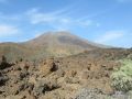 Pico Viejo widziane z parkingu Mirador de las Narices del Teide.