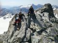 Na szczycie Punta Marinelli (3182 m n.p.m.).